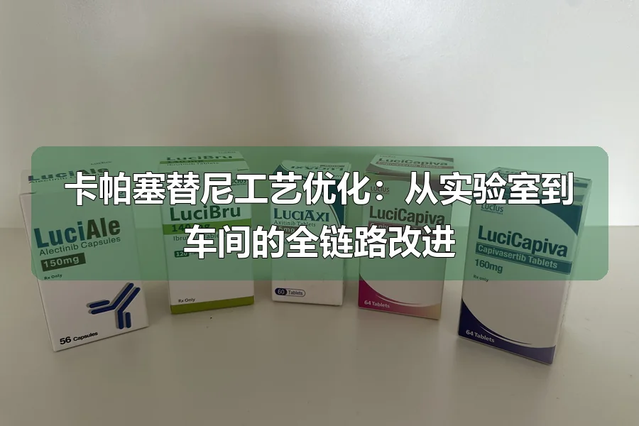 卡帕塞替尼工艺优化:从实验室到车间的全链路改进